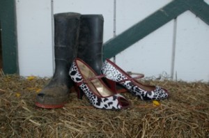 Farm boots & cute shoes to relate to others