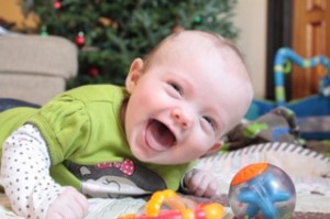 Happy Daisy happy baby girl